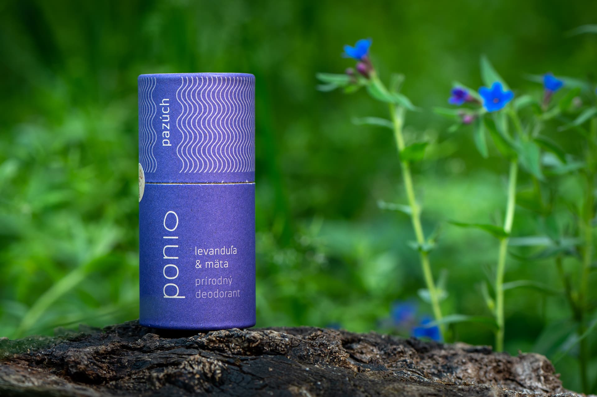 Pazúch Levanduľa & mäta - prírodný deodorant Ponio 1